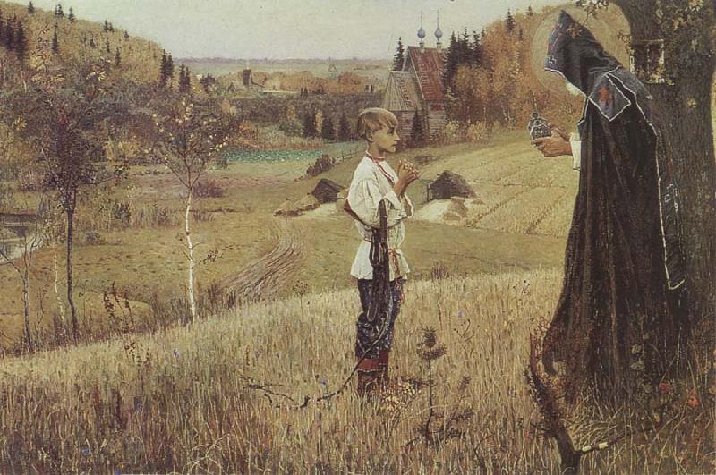Mikhail Nesterov The Vision of the Boy Bartholomew Germany oil painting art